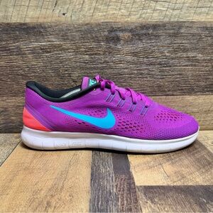 Nike Free RN Hyper Violet Athletic Running Sneakers Size 8 Women’s 831509-500